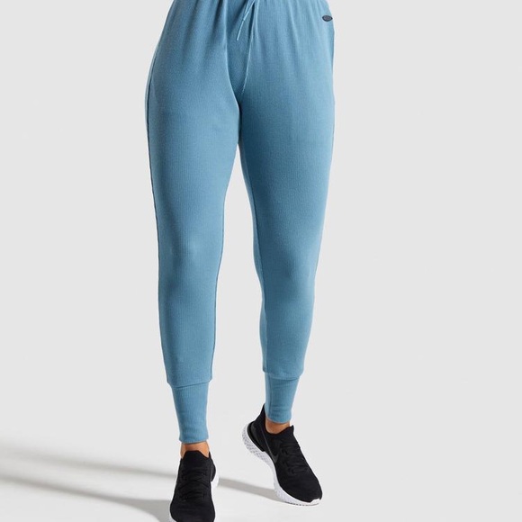 Gymshark ‘Studio’ Joggers (XS) - teal blue - Picture 4 of 7